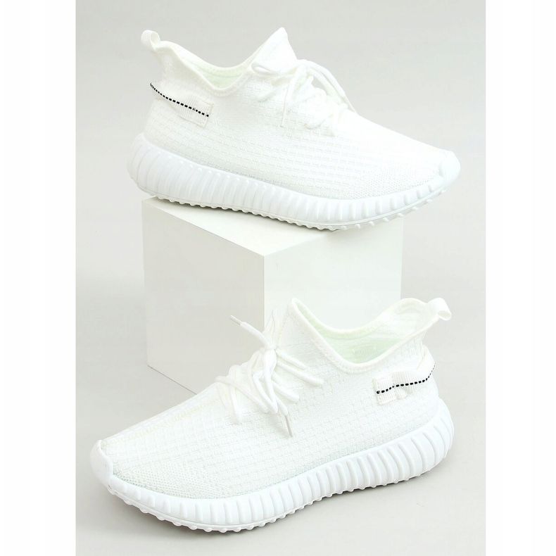 Weiße Socken Sportschuhe 7817 Weiß 1