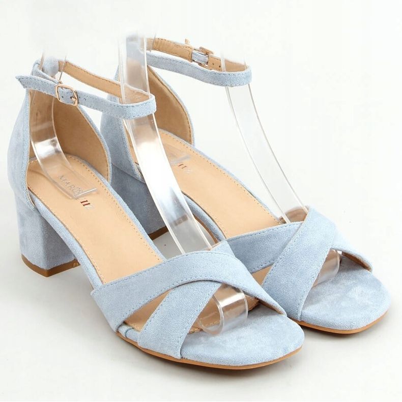 Blaue Sandalen mit hohen Absätzen 8832 Blau 1