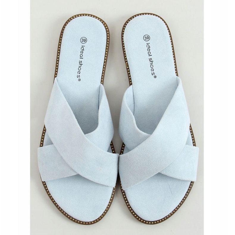 Damen Slipper blau 5143 LT.BLUE 1