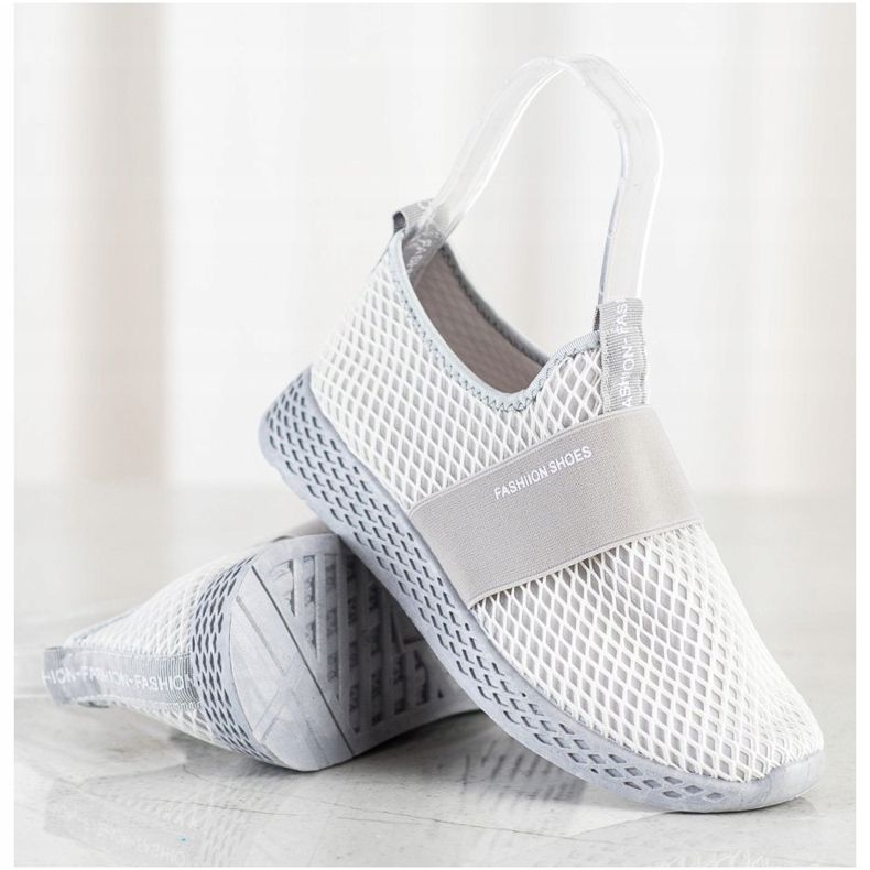 SHELOVET Slip-on-Sneaker mit Mesh grau 1