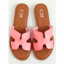 Rosa Damen-Pantoffeln 55-2 Rosa 1