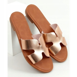 Champagner Damen 55-2 Champagner Hausschuhe rosa 1