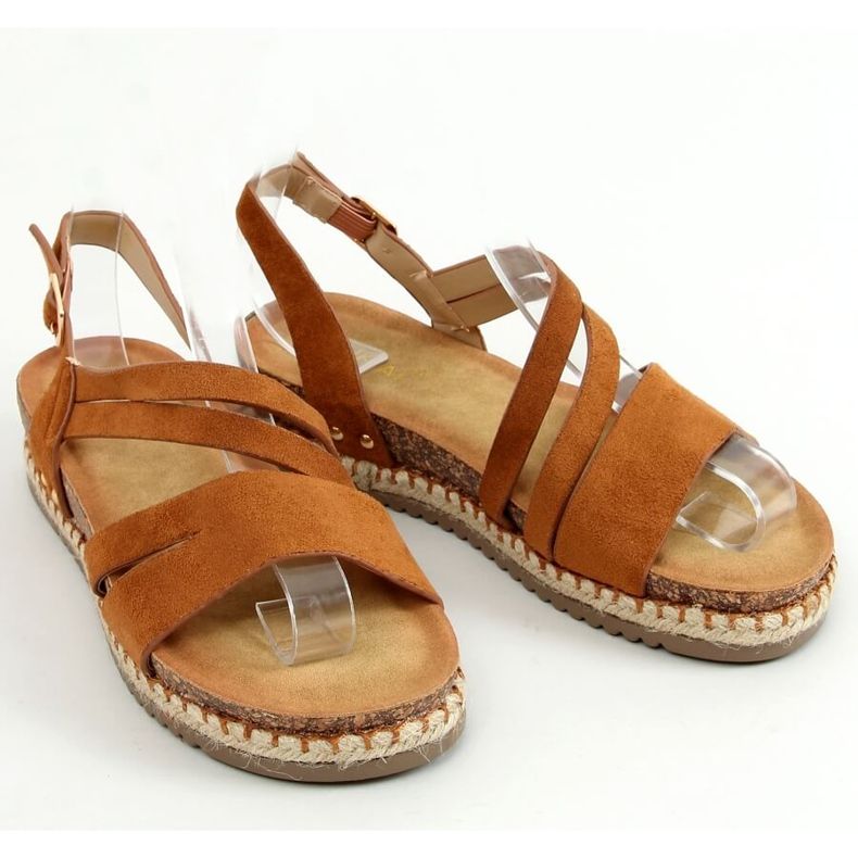 Sandalen Espadrilles Boho camel FD002 Camel braun 1
