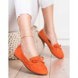 Anesia Paris Slipper mit Schleife orange 1
