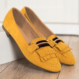 Anesia Paris Stylische Loafer gelb 1