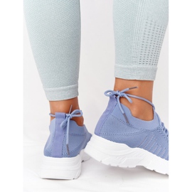 PS1 Damen Sportschuhe Sneakers Blue Ruler weiß blau 1