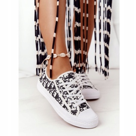 PS1 Damen Logged Sneakers Weiß und Schwarz Day Off 2