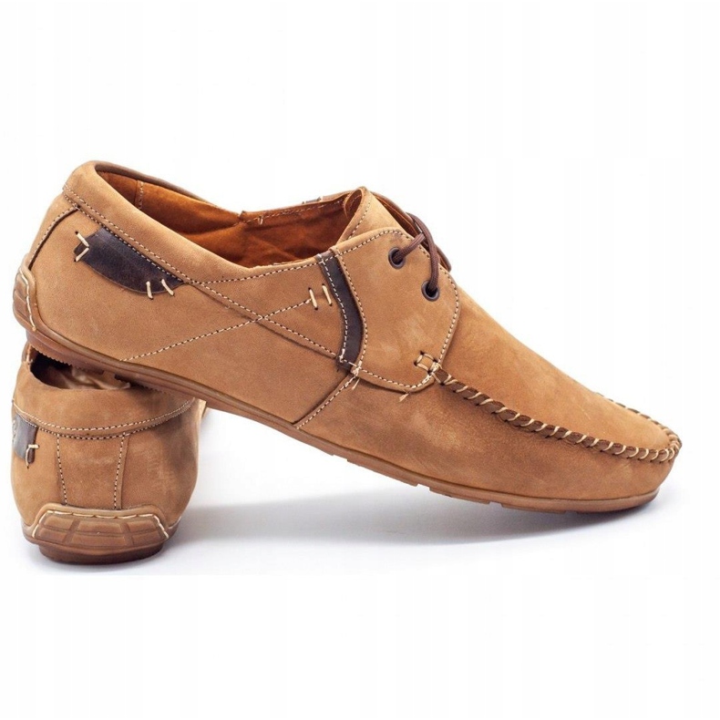 Olivier Herren Leder Loafer 297 braun 3