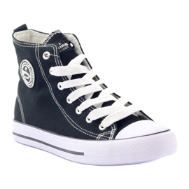 American Club LH02 High-Top-Sneaker schwarz weiß 1