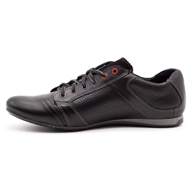 Lemar Schwarze Herren Lederschuhe 882 1