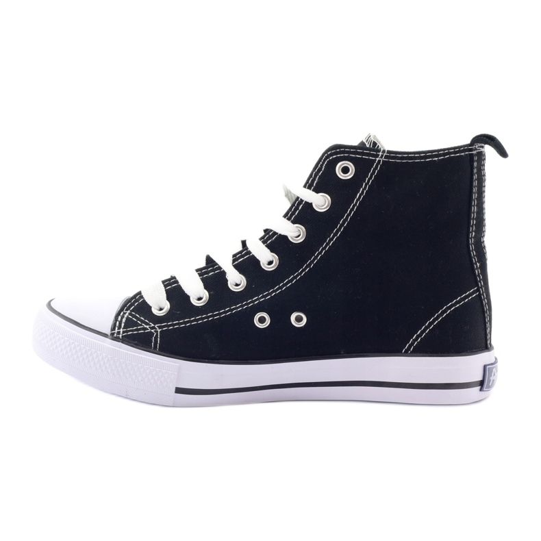 American Club LH02 High-Top-Sneaker schwarz weiß 2