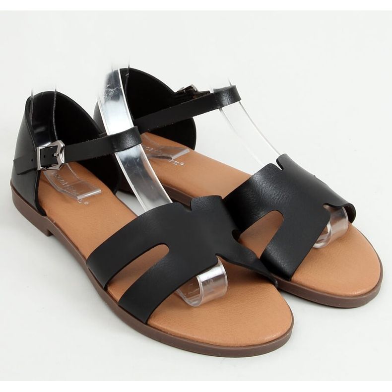 Schwarze Sandalen für Damen 7823 Black 1