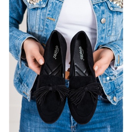 Evento Wildleder Herren mit Fransen schwarz 2