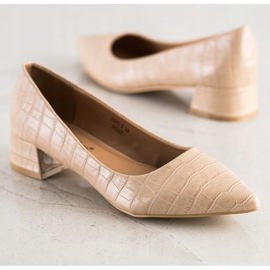 Sweet Shoes Klassische Pumps auf niedrigen Absätzen beige 1