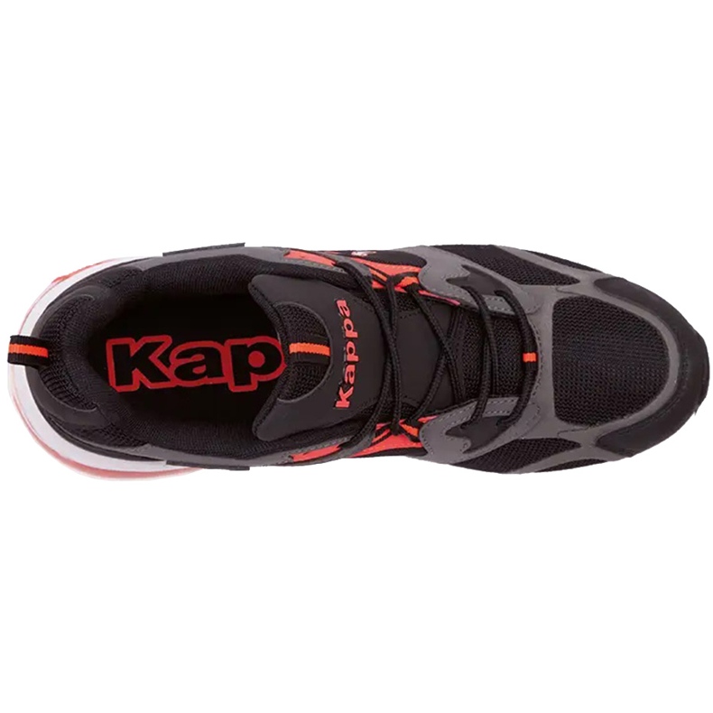 Kappa Yero Schuhe schwarz-grau-koralle 243003 1129 rot 1