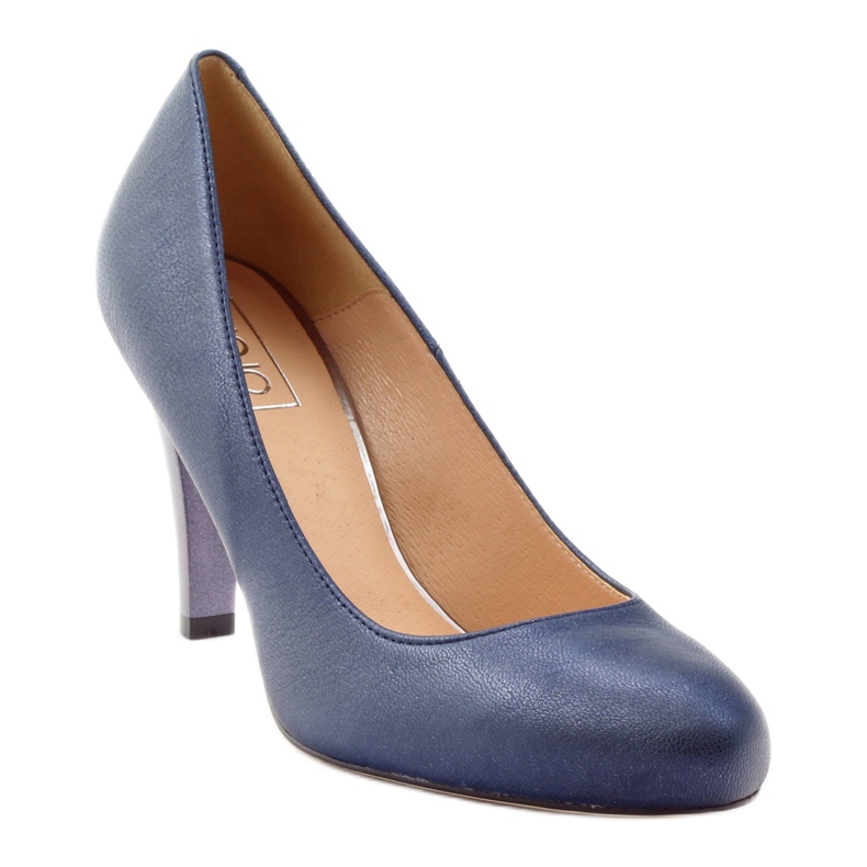 Mojo Pumps bequeme blaue Metallic-Heels mehrfarbig 1