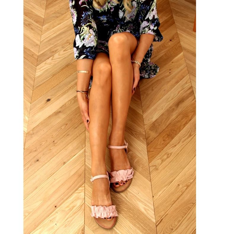 Rosa Damensandalen WL1635 Nude 1