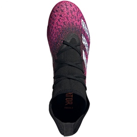 Adidas Predator Freak.3 Fg M FW7514 Fußballschuhe schwarz, schwarz, pink rosa 1