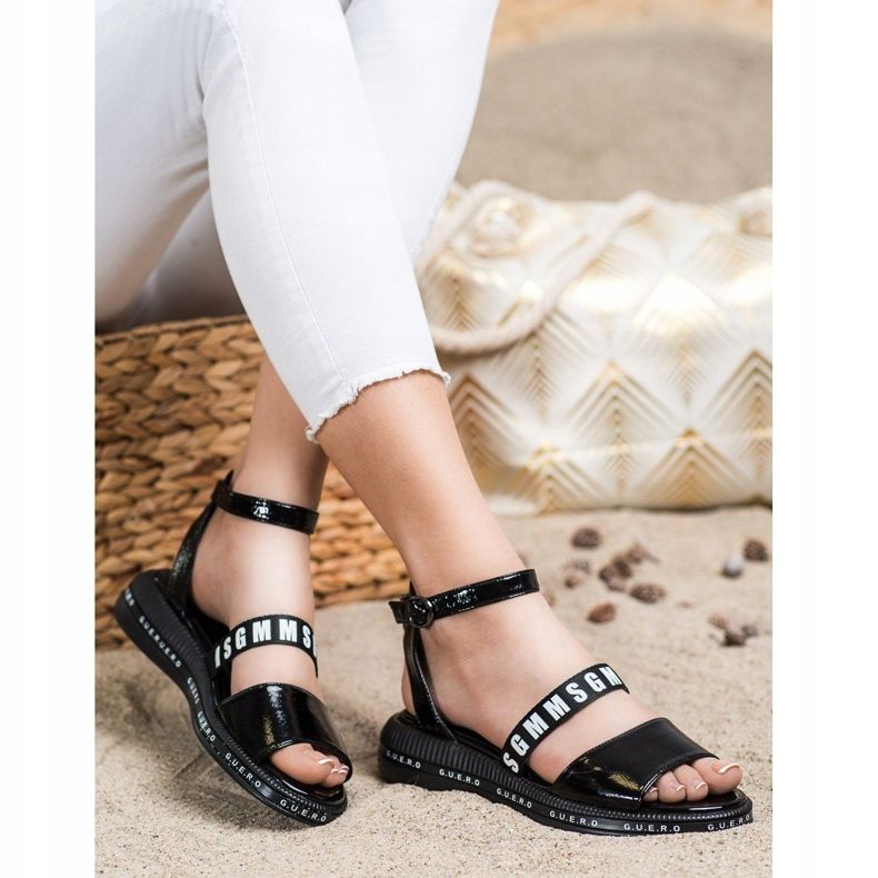 Filippo Schwarze modische Sandalen 1