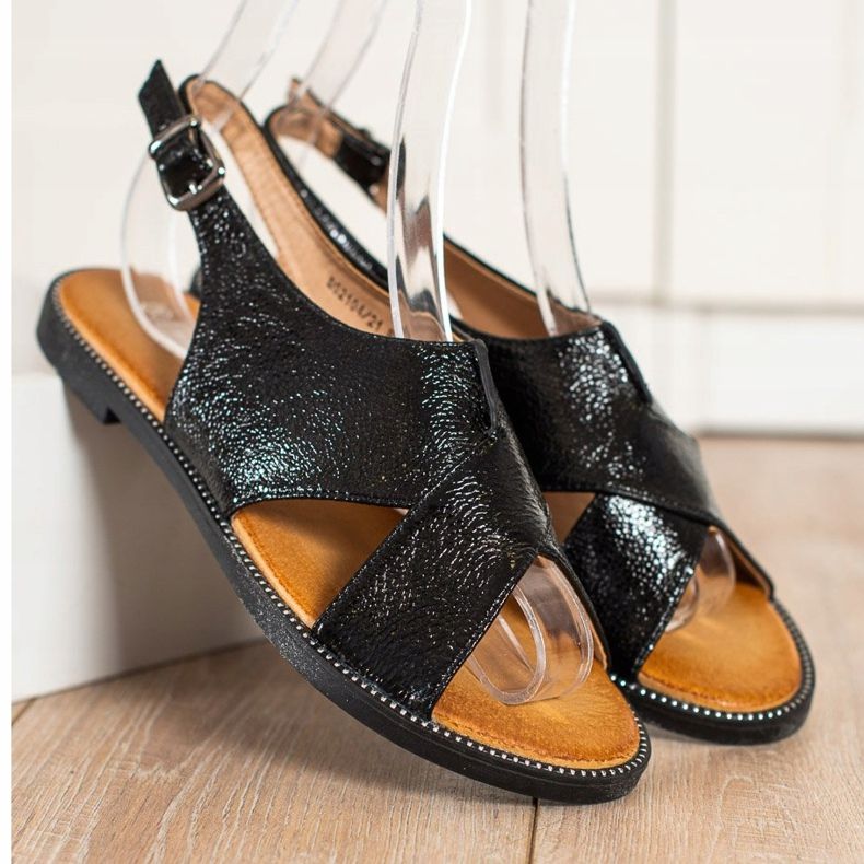 Filippo Klassische schwarze Sandalen 2