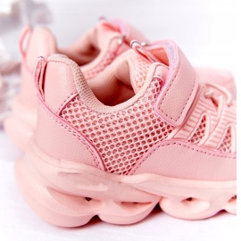 Kinder Sneakers mit beleuchteter Sohle Led Pink So Cool! rosa 3