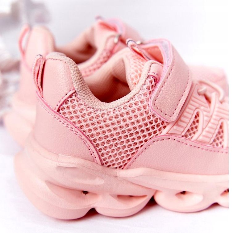 Kinder Sneakers mit beleuchteter Sohle Led Pink So Cool! rosa 3