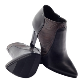 Schwarze Stiefel Espinto 107/30 für Damen mehrfarbig 3