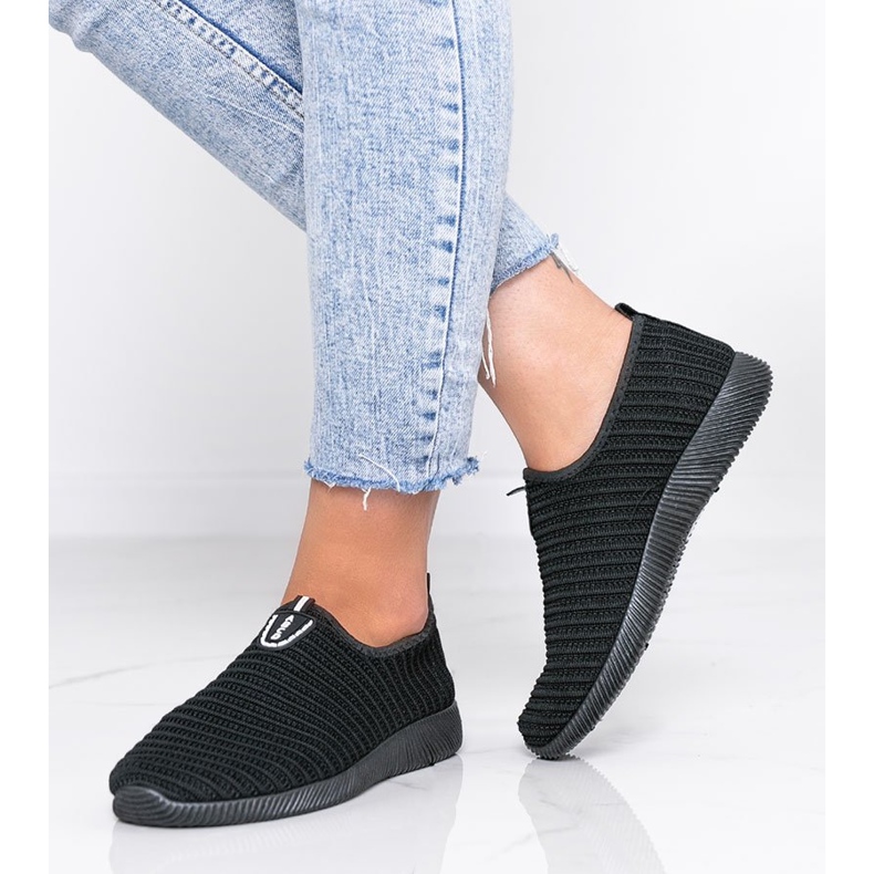 Schwarze Sport-Sneakers Do it 1