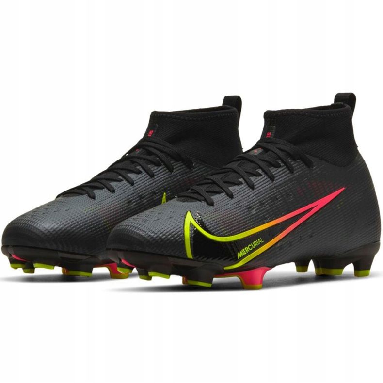 Nike Mercurial Superfly 8 Pro Fg Jr CV0804 090 Fußballschuhe mehrfarbig schwarz 2