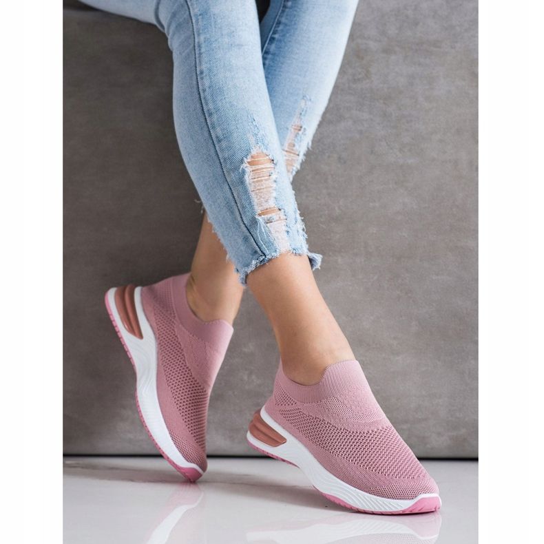SHELOVET Slip-on-Sneakers rosa 2