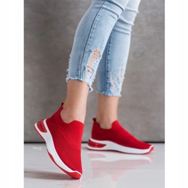 SHELOVET Slip-on-Sneakers rot 2