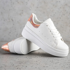 SHELOVET Bequeme Sneaker weiß 1