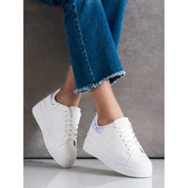 SHELOVET Bequeme Sneaker weiß 1