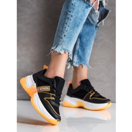 SHELOVET Sneakers mit modischen Mesh-Schuhen schwarz 1