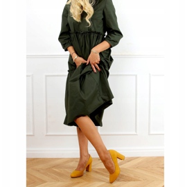 Pumps am Pfosten Honig 3005 Gelb 1