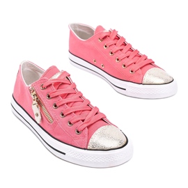 Coral So bequeme Sneaker rosa 1