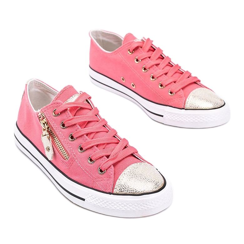 Coral So bequeme Sneaker rosa 1