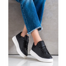 SHELOVET Klassische Turnschuhe schwarz 2