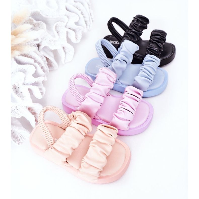 FR1 Kindersandalen mit gerippter blauer Süße ['blau'] 1