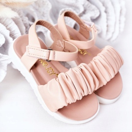 FR1 Sandalen für Kinder mit Klettverschluss Rosa Aimy 2