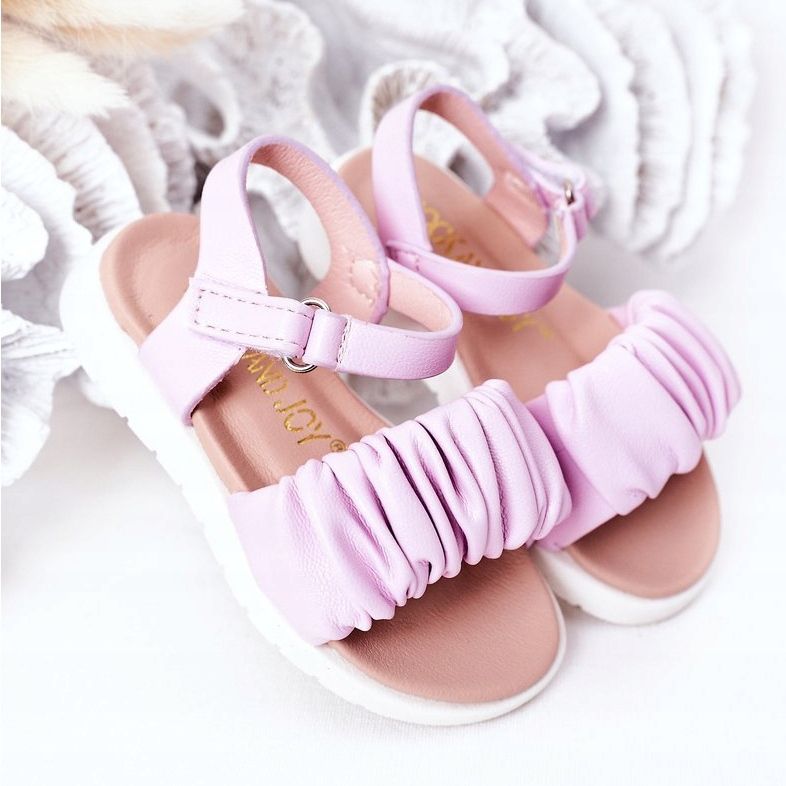 FR1 Sandalen für Kinder mit Klettverschluss Violett Aimy lila 2