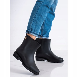 SHELOVET Klassische matte Galoschen schwarz 1