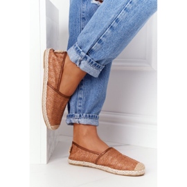 Espadrilles On Straw Lu Boo Brown Sole braun 1