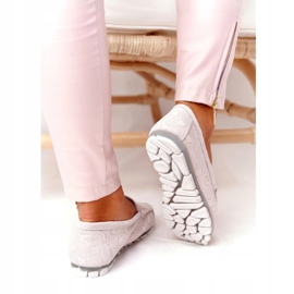 Rio Flore umweltfreundliche Loafer aus Leder grau 4