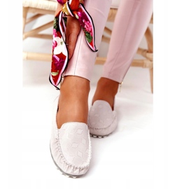 Rio Flore umweltfreundliche Loafer aus Leder grau 1