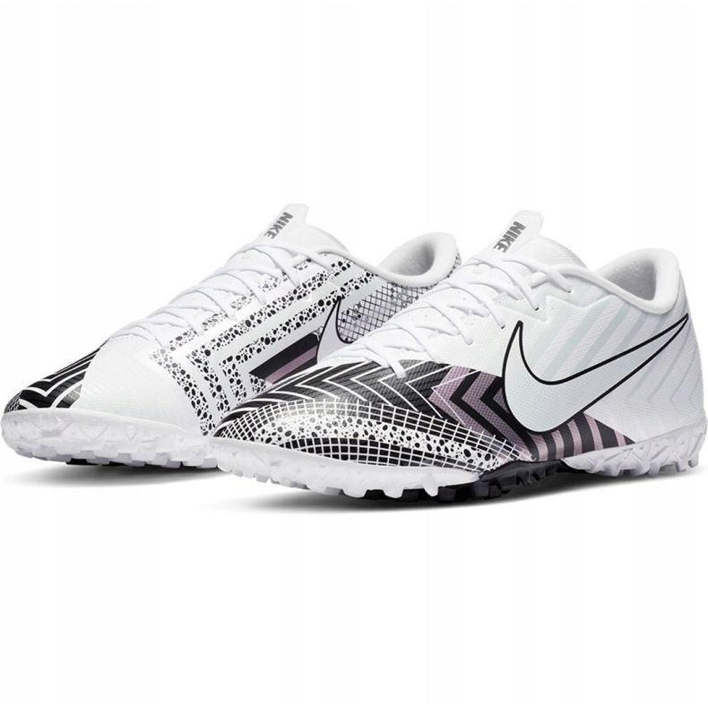 Nike Mercurial Vapor 13 Academy Mds Tf M CJ1306 110 Fußballschuh weiß, weiß, schwarz weiß 2