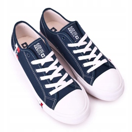 Herren Big Star HH174326 Marineblaue Turnschuhe navy blau 3