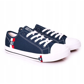 Herren Big Star HH174326 Marineblaue Turnschuhe 4