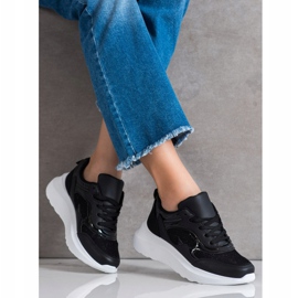 Sweet Shoes Sneakers mit Glitzer schwarz 1