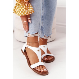 Damen Ledersandalen Nicole 2648 Weiß 2